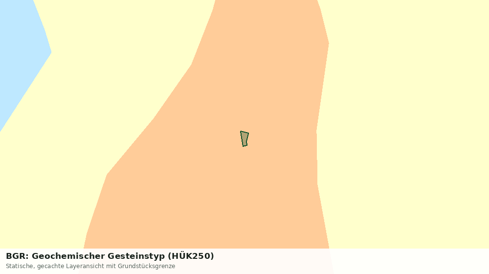 Statische Kartenansicht: BGR: Geochemischer Gesteinstyp (HÜK250)