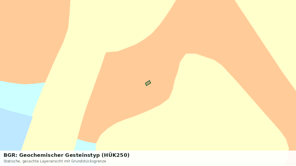 Statische Kartenansicht: BGR: Geochemischer Gesteinstyp (HÜK250)