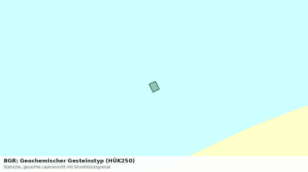 Statische Kartenansicht: BGR: Geochemischer Gesteinstyp (HÜK250)