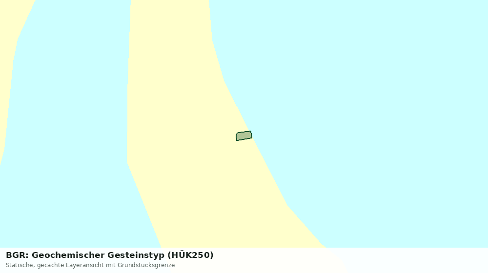 Statische Kartenansicht: BGR: Geochemischer Gesteinstyp (HÜK250)