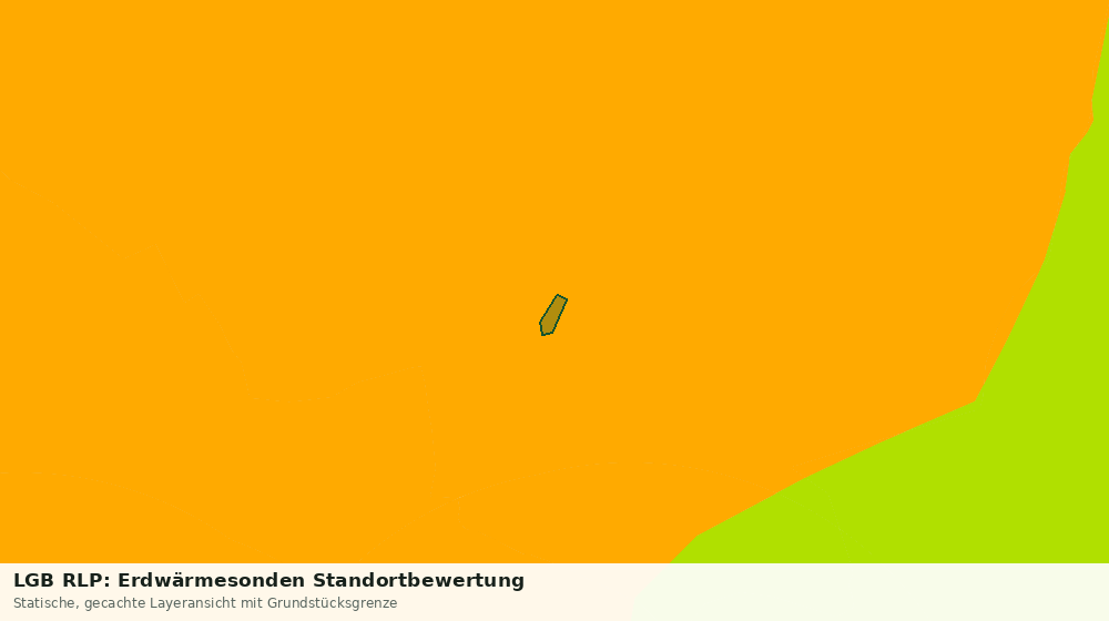 Statische Kartenansicht: LGB RLP: Erdwärmesonden Standortbewertung