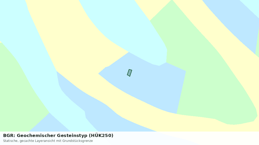 Statische Kartenansicht: BGR: Geochemischer Gesteinstyp (HÜK250)