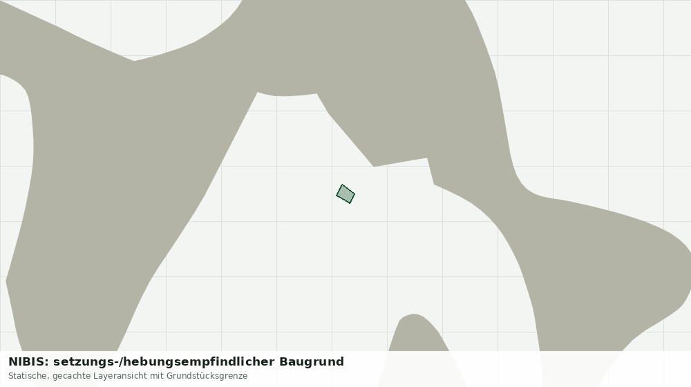 Statische Kartenansicht: NIBIS: setzungs-/hebungsempfindlicher Baugrund