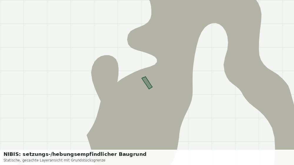 Statische Kartenansicht: NIBIS: setzungs-/hebungsempfindlicher Baugrund