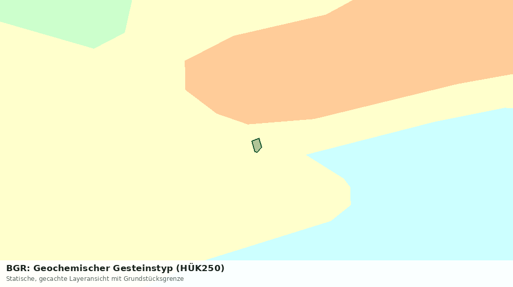 Statische Kartenansicht: BGR: Geochemischer Gesteinstyp (HÜK250)