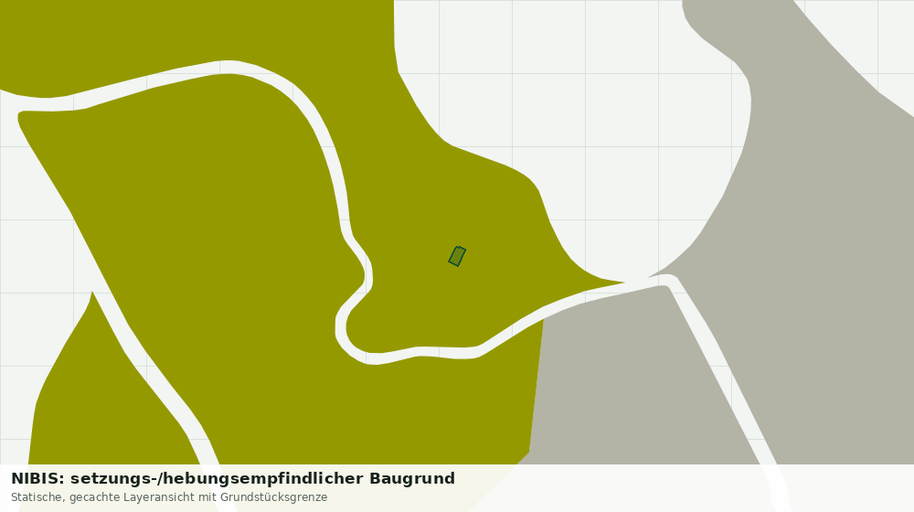 Statische Kartenansicht: NIBIS: setzungs-/hebungsempfindlicher Baugrund