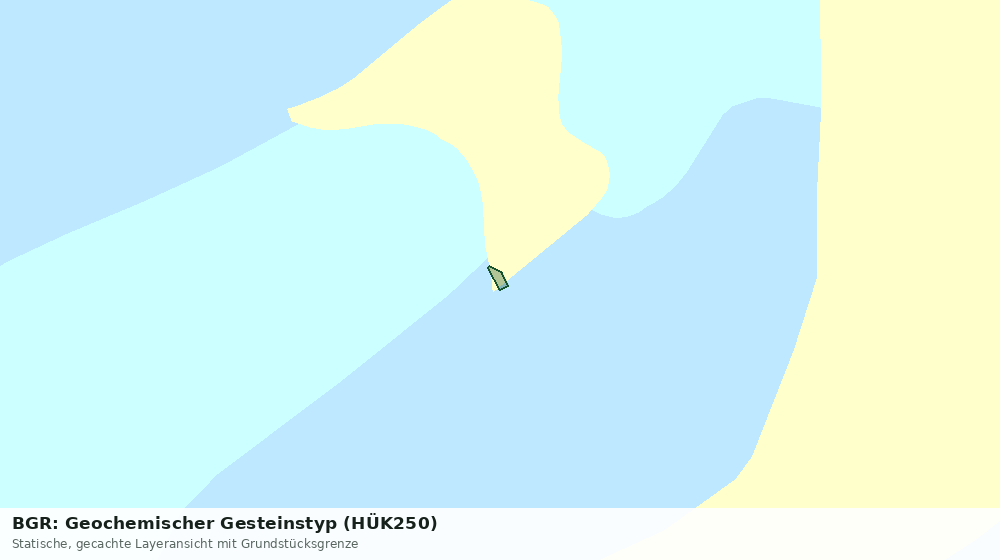 Statische Kartenansicht: BGR: Geochemischer Gesteinstyp (HÜK250)
