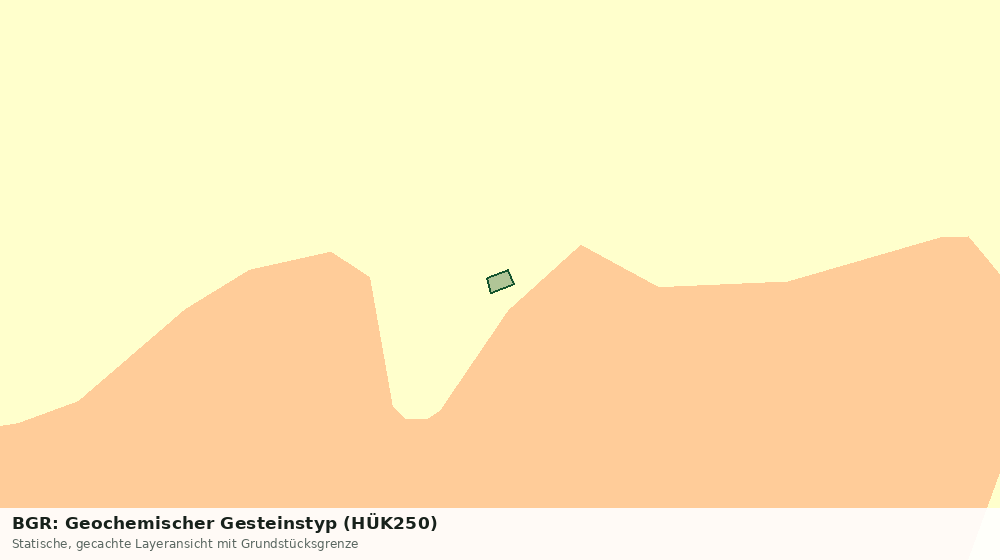 Statische Kartenansicht: BGR: Geochemischer Gesteinstyp (HÜK250)
