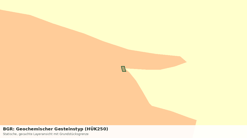 Statische Kartenansicht: BGR: Geochemischer Gesteinstyp (HÜK250)