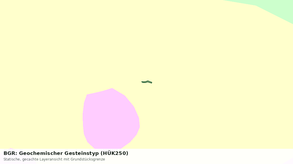 Statische Kartenansicht: BGR: Geochemischer Gesteinstyp (HÜK250)