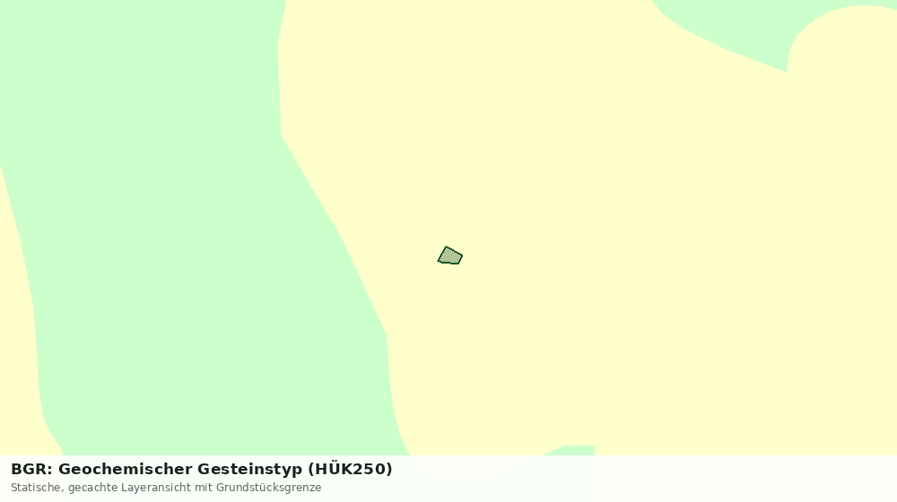 Statische Kartenansicht: BGR: Geochemischer Gesteinstyp (HÜK250)
