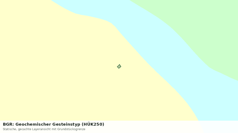 Statische Kartenansicht: BGR: Geochemischer Gesteinstyp (HÜK250)