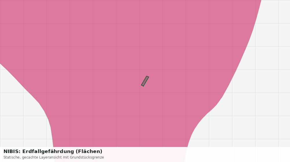 Statische Kartenansicht: NIBIS: Erdfallgefährdung (Flächen)