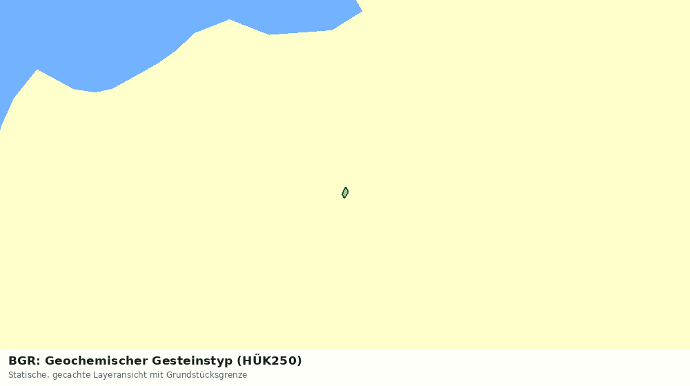 Statische Kartenansicht: BGR: Geochemischer Gesteinstyp (HÜK250)