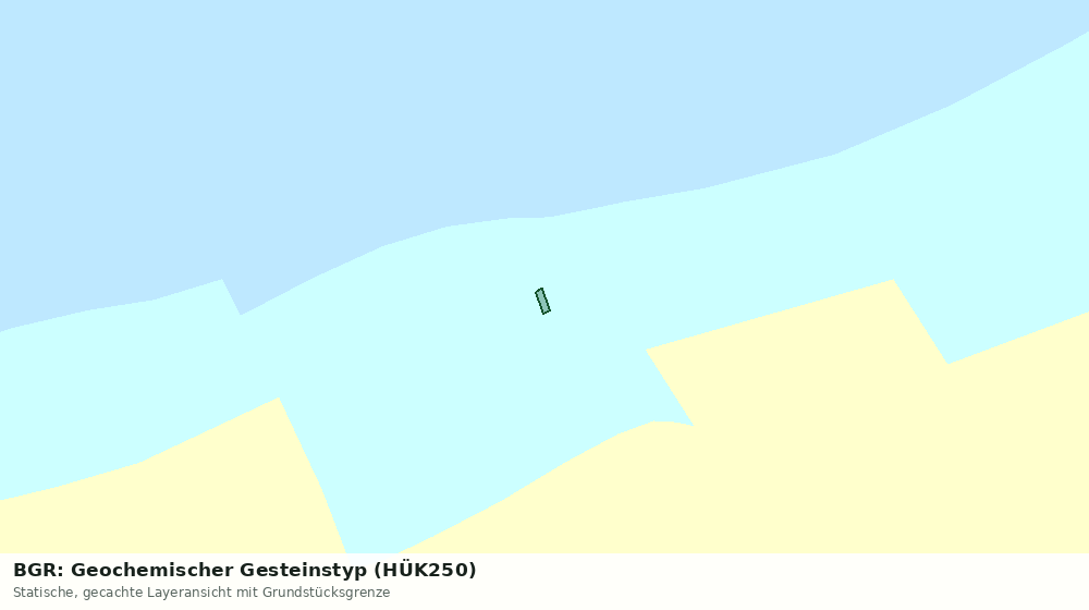 Statische Kartenansicht: BGR: Geochemischer Gesteinstyp (HÜK250)