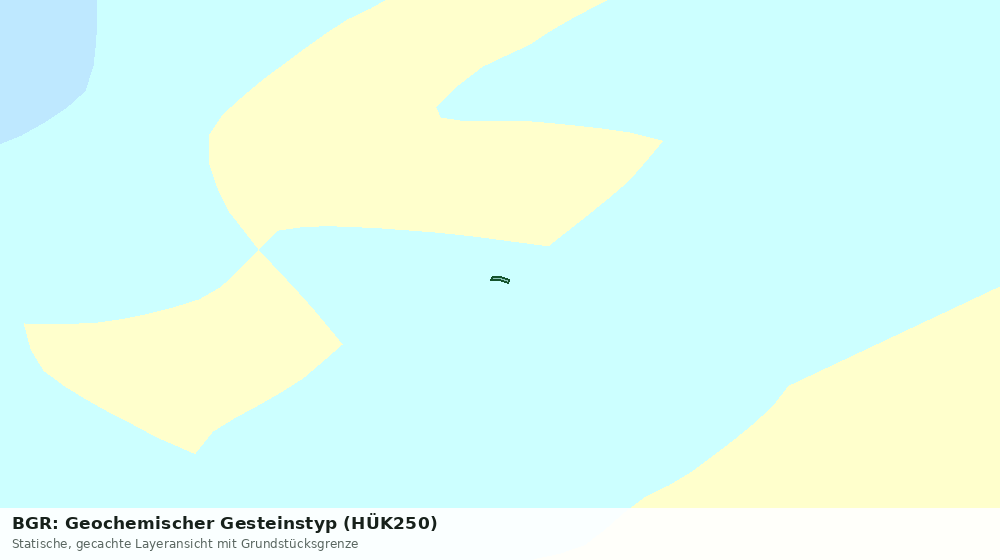 Statische Kartenansicht: BGR: Geochemischer Gesteinstyp (HÜK250)