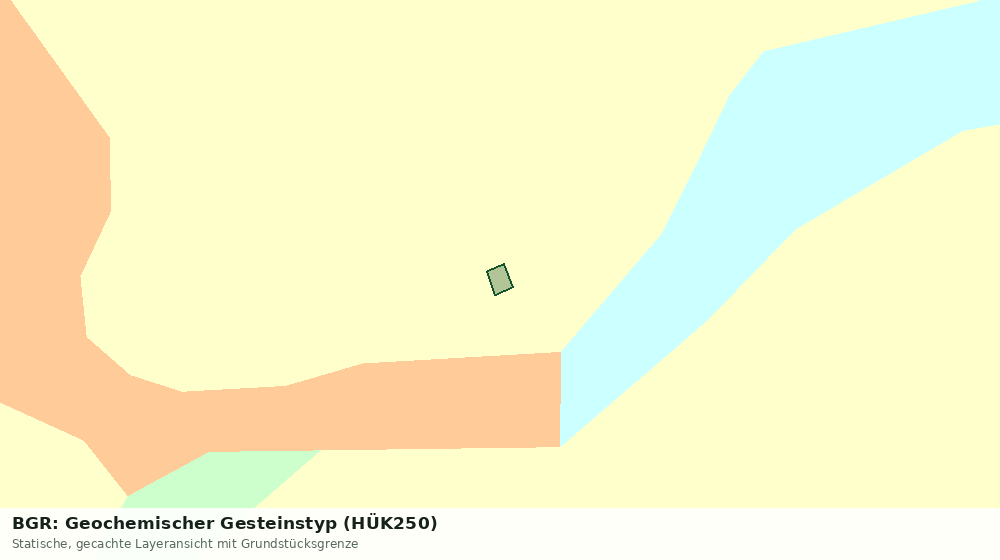 Statische Kartenansicht: BGR: Geochemischer Gesteinstyp (HÜK250)