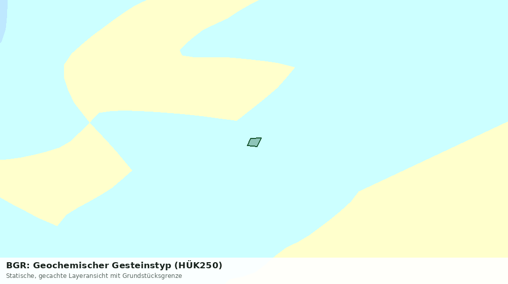 Statische Kartenansicht: BGR: Geochemischer Gesteinstyp (HÜK250)