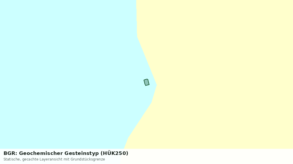Statische Kartenansicht: BGR: Geochemischer Gesteinstyp (HÜK250)