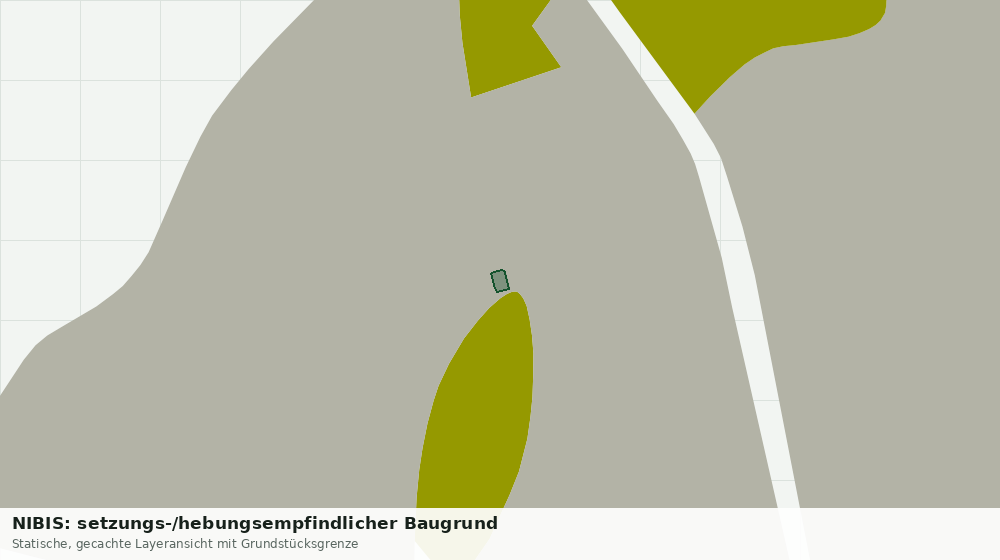 Statische Kartenansicht: NIBIS: setzungs-/hebungsempfindlicher Baugrund