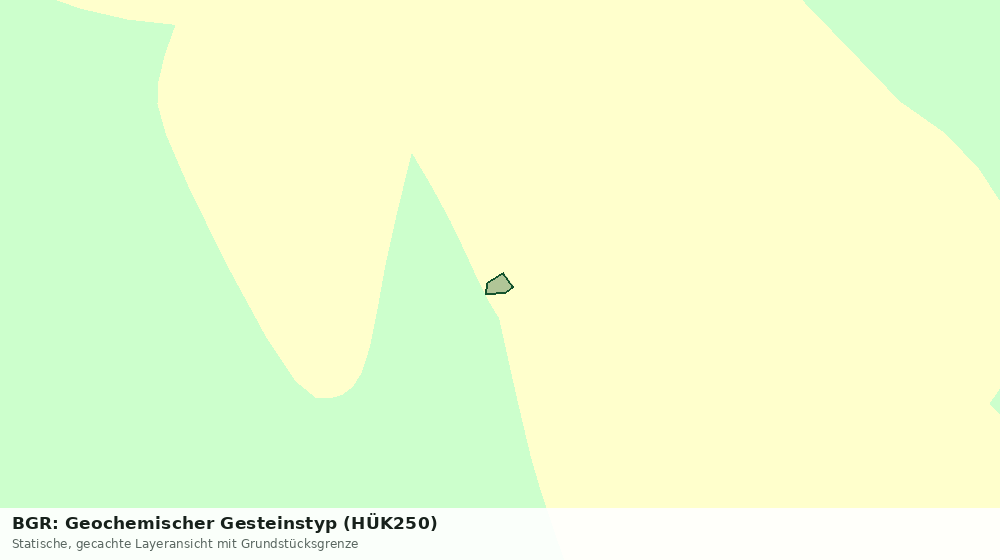 Statische Kartenansicht: BGR: Geochemischer Gesteinstyp (HÜK250)
