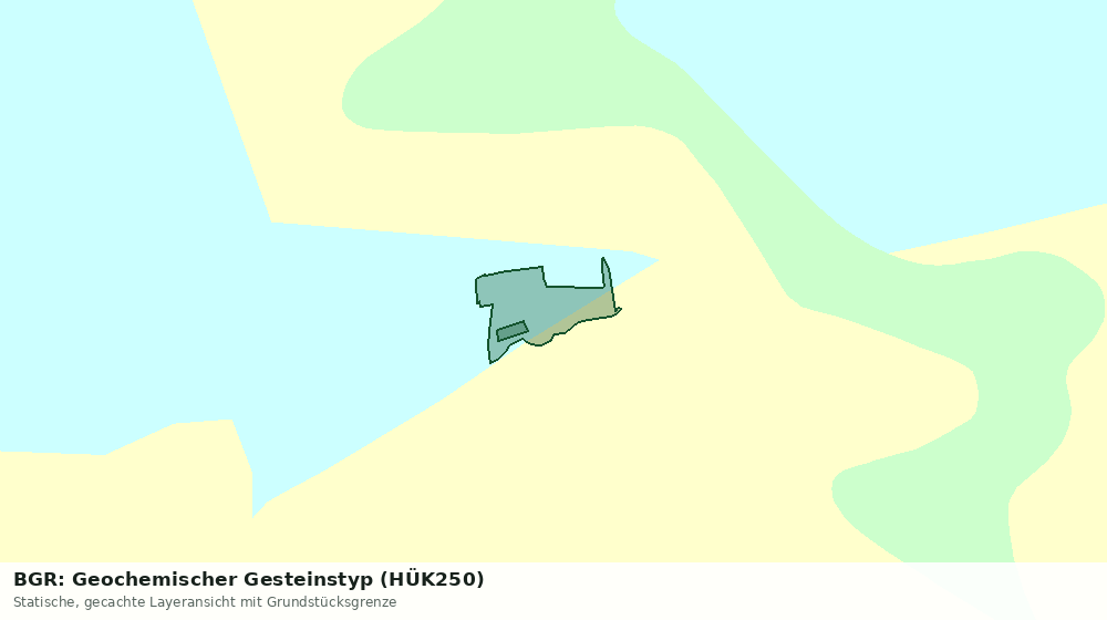 Statische Kartenansicht: BGR: Geochemischer Gesteinstyp (HÜK250)