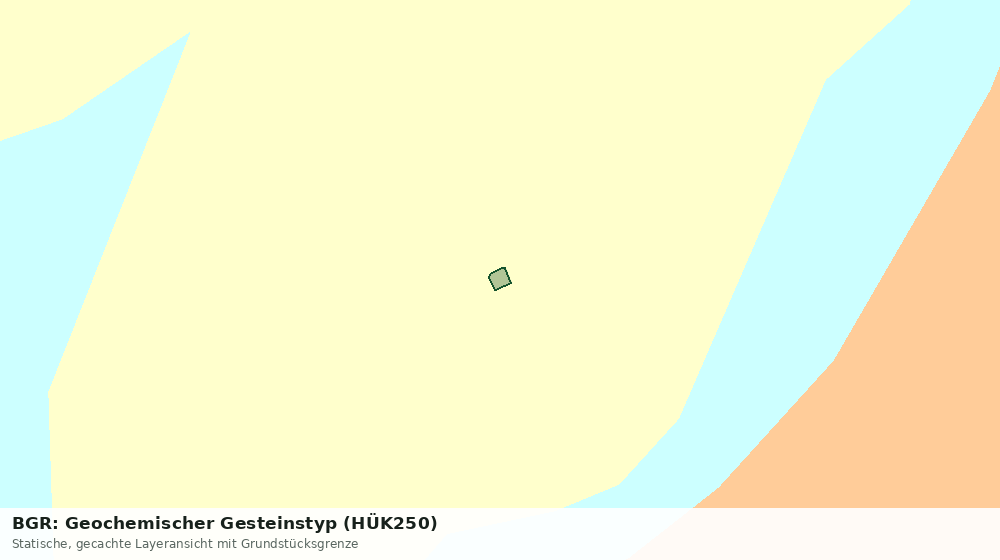 Statische Kartenansicht: BGR: Geochemischer Gesteinstyp (HÜK250)