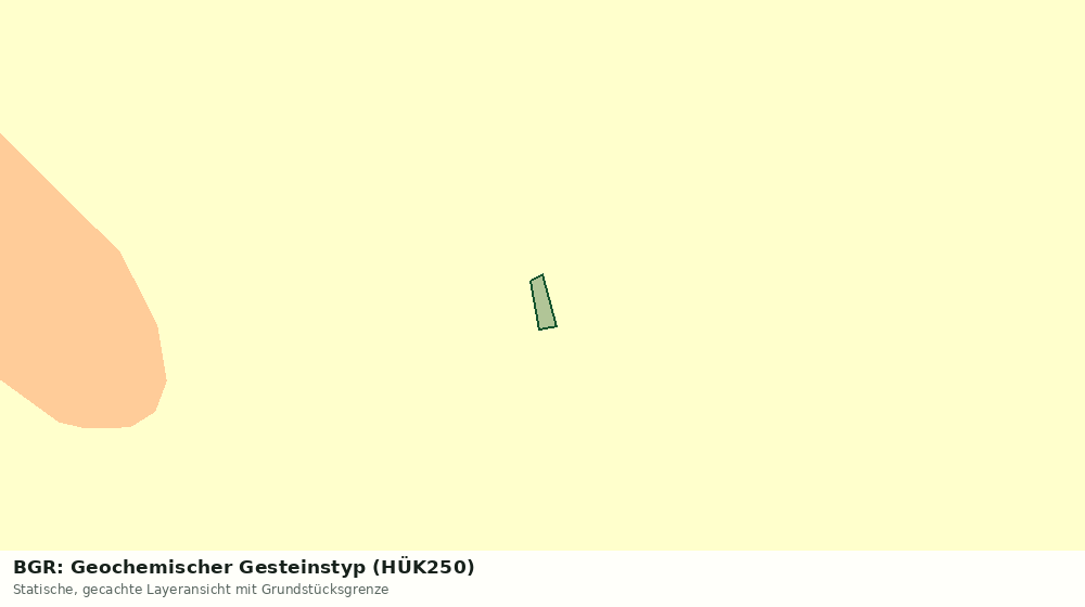 Statische Kartenansicht: BGR: Geochemischer Gesteinstyp (HÜK250)