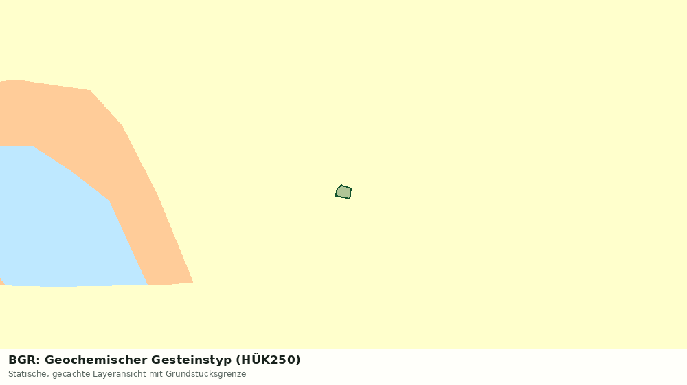 Statische Kartenansicht: BGR: Geochemischer Gesteinstyp (HÜK250)
