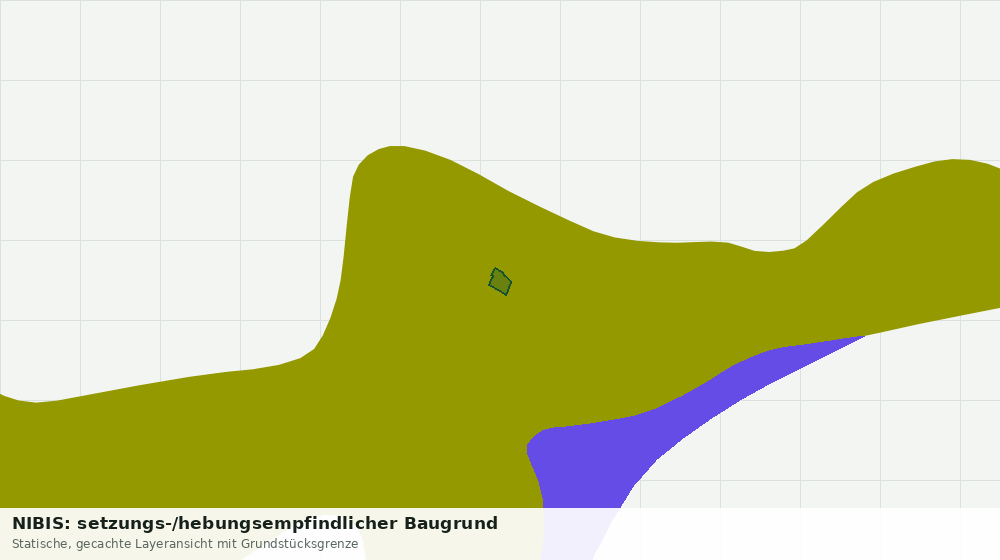 Statische Kartenansicht: NIBIS: setzungs-/hebungsempfindlicher Baugrund