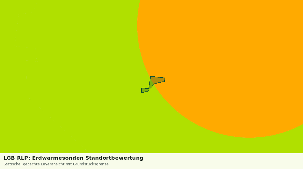 Statische Kartenansicht: LGB RLP: Erdwärmesonden Standortbewertung