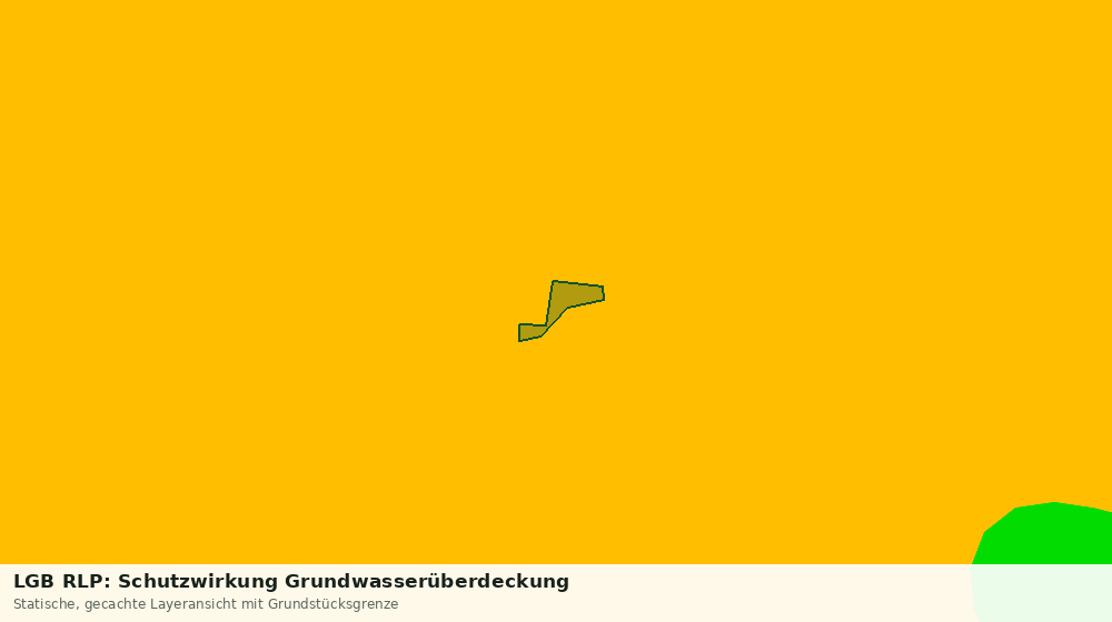 Statische Kartenansicht: LGB RLP: Schutzwirkung Grundwasserüberdeckung