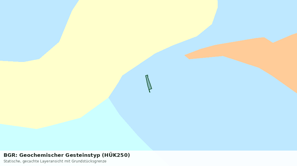 Statische Kartenansicht: BGR: Geochemischer Gesteinstyp (HÜK250)