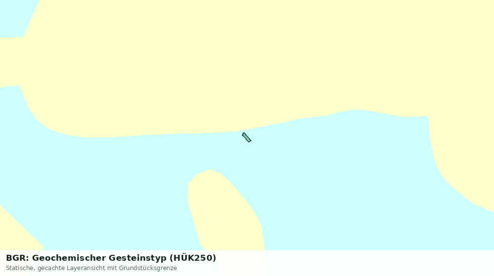 Statische Kartenansicht: BGR: Geochemischer Gesteinstyp (HÜK250)