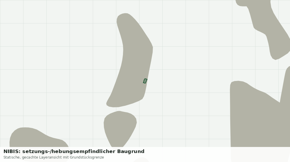 Statische Kartenansicht: NIBIS: setzungs-/hebungsempfindlicher Baugrund
