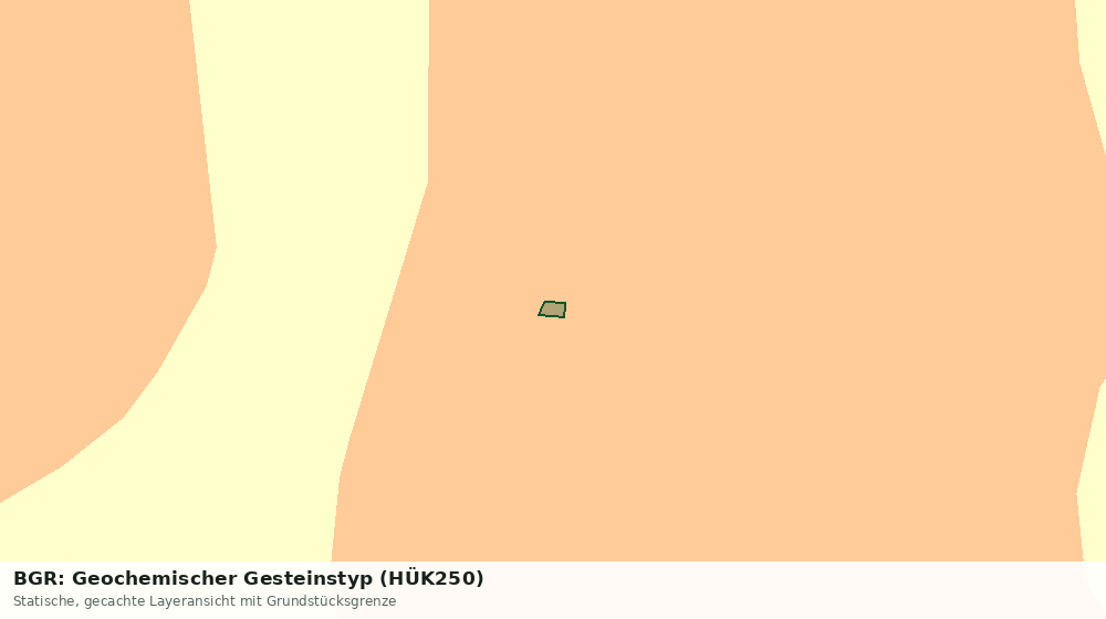 Statische Kartenansicht: BGR: Geochemischer Gesteinstyp (HÜK250)