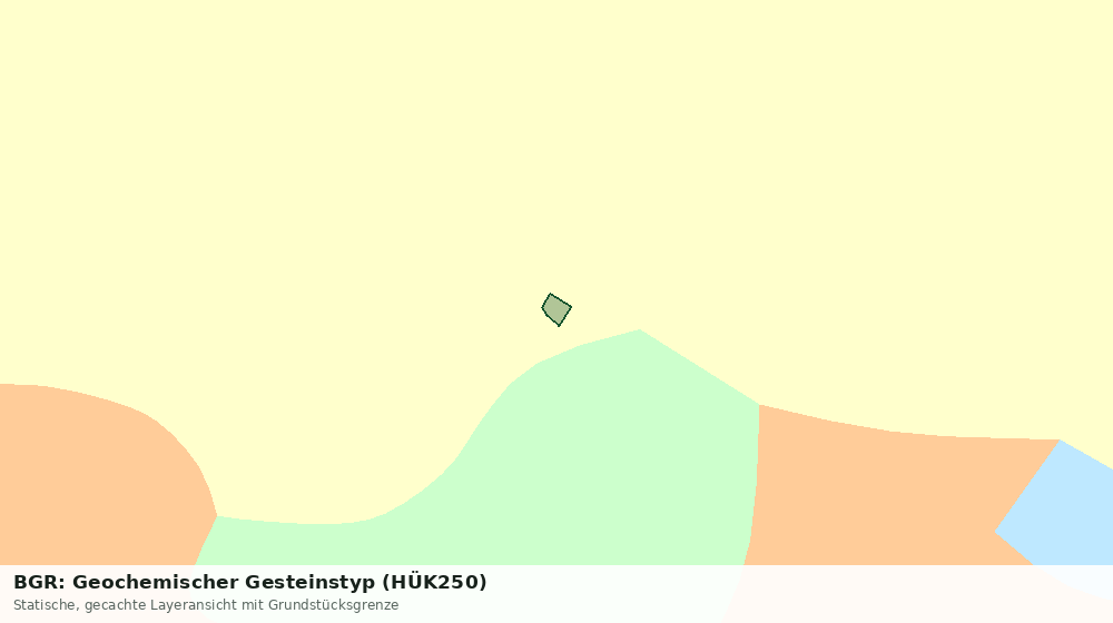 Statische Kartenansicht: BGR: Geochemischer Gesteinstyp (HÜK250)