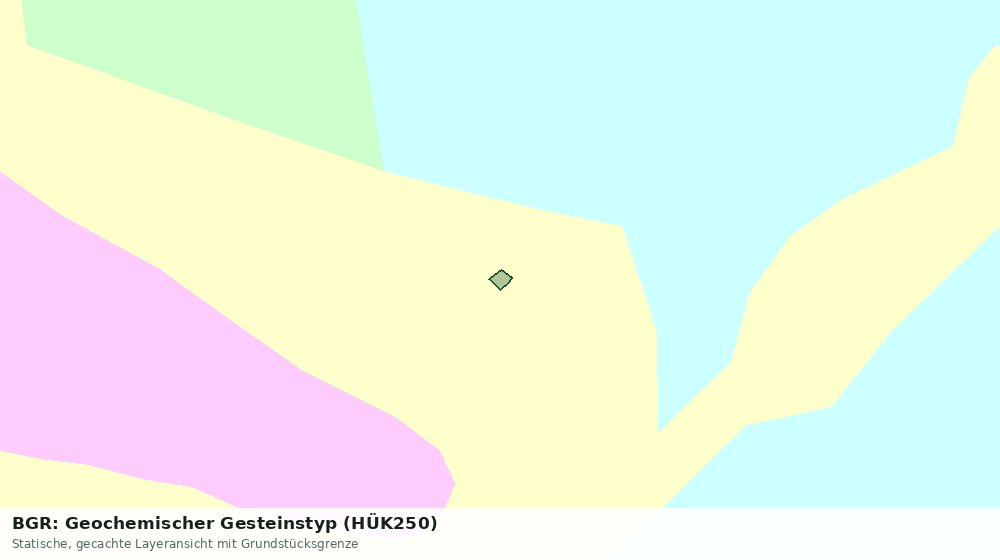 Statische Kartenansicht: BGR: Geochemischer Gesteinstyp (HÜK250)