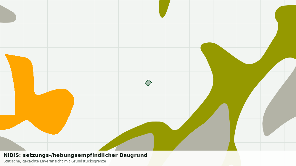 Statische Kartenansicht: NIBIS: setzungs-/hebungsempfindlicher Baugrund