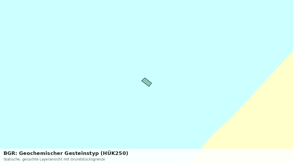 Statische Kartenansicht: BGR: Geochemischer Gesteinstyp (HÜK250)
