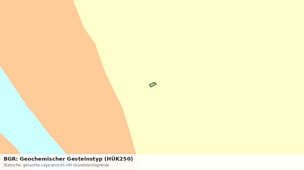 Statische Kartenansicht: BGR: Geochemischer Gesteinstyp (HÜK250)