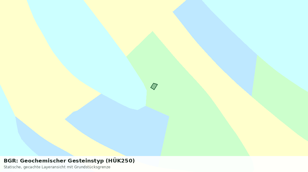 Statische Kartenansicht: BGR: Geochemischer Gesteinstyp (HÜK250)