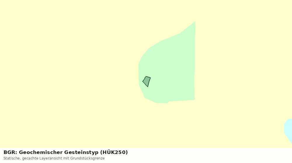 Statische Kartenansicht: BGR: Geochemischer Gesteinstyp (HÜK250)