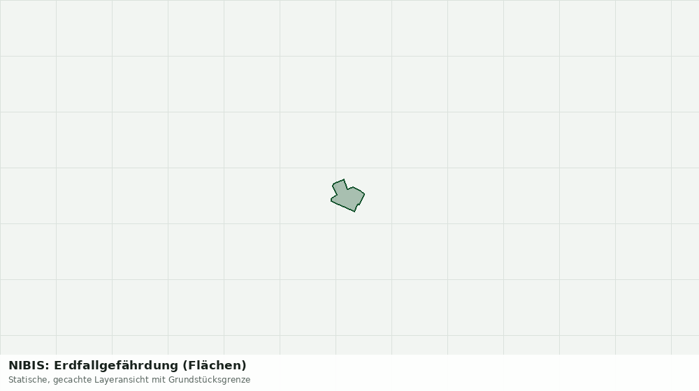 Statische Kartenansicht: NIBIS: Erdfallgefährdung (Flächen)