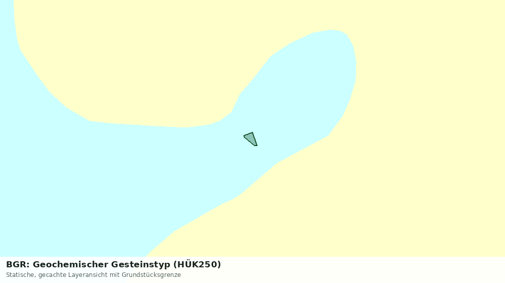 Statische Kartenansicht: BGR: Geochemischer Gesteinstyp (HÜK250)