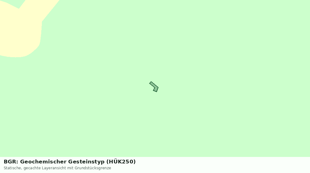 Statische Kartenansicht: BGR: Geochemischer Gesteinstyp (HÜK250)