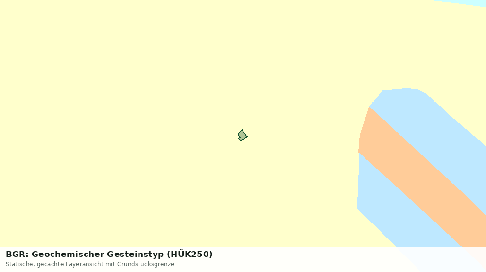 Statische Kartenansicht: BGR: Geochemischer Gesteinstyp (HÜK250)