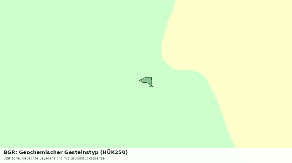 Statische Kartenansicht: BGR: Geochemischer Gesteinstyp (HÜK250)