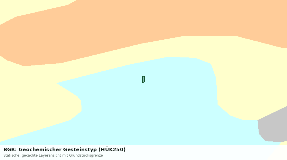 Statische Kartenansicht: BGR: Geochemischer Gesteinstyp (HÜK250)