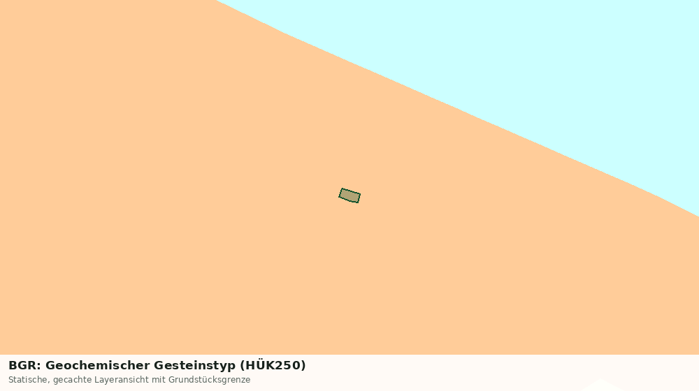 Statische Kartenansicht: BGR: Geochemischer Gesteinstyp (HÜK250)